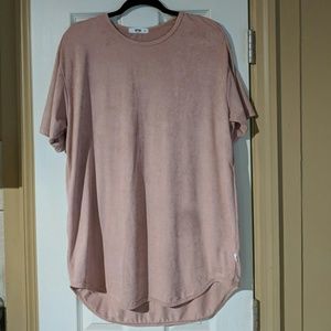 Blush Velvet Tee
